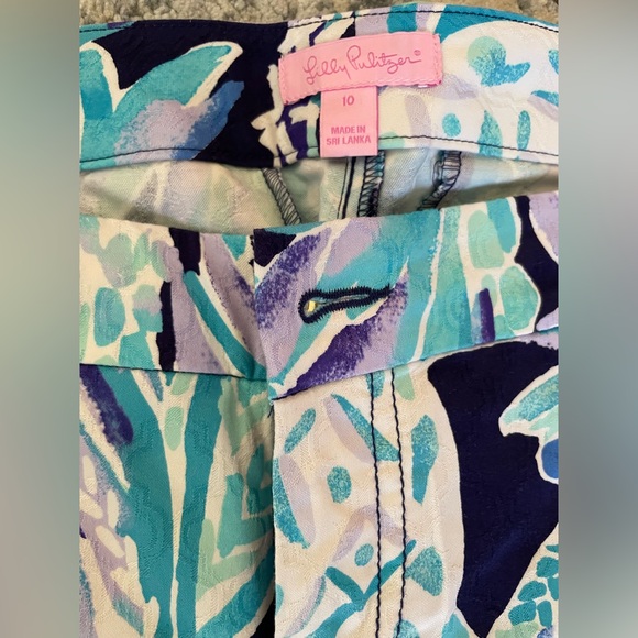 Lilly Pulitzer Women's Size 10 Mid Rise Kelly Skinny Ankle Pants - Picture 6 of 16